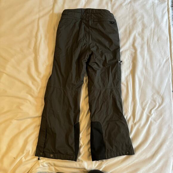 REI Girls Brown Fleece Lined Waterproof Ski Snow Pants M 10/12 - Picture 5 of 5